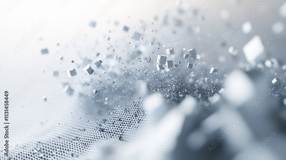 Poster grid corners and particles