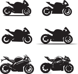 Obraz premium A Motorbike Vector Art Illustration. 
