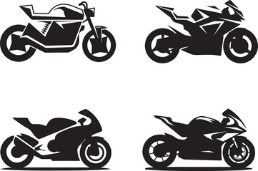Obraz premium A Motorbike Vector Art Illustration. 