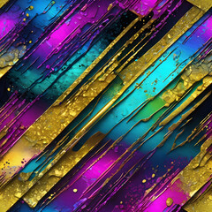 Abstract Expressionism: A Visual Symphony of Color and Form,Digital Dreamscape: Exploring the Unconscious Mind,Golden Veins: A Journey Through the Earth's Core, Neon Nebula: A Celestial Dance of Light