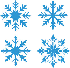 Snowflake icons Collection