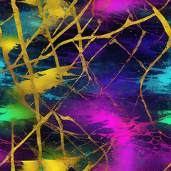 Abstract Expressionism: A Visual Symphony of Color and Form,Digital Dreamscape: Exploring the Unconscious Mind,Golden Veins: A Journey Through the Earth's Core, Neon Nebula: A Celestial Dance of Light