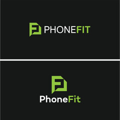 P modern abstract logo design | P logo | P letter logo template