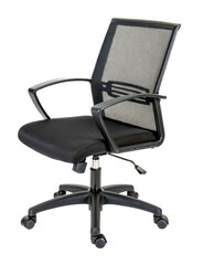 Office chair isolated on transparent background, png