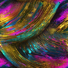 Abstract Expressionism: A Visual Symphony of Color and Form,Digital Dreamscape: Exploring the Unconscious Mind,Golden Veins: A Journey Through the Earth's Core, Neon Nebula: A Celestial Dance of Light