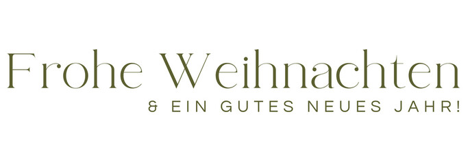 Fototapeta premium Frohe Weihnachten und ein gutes neues Jahr auf transparentem Hintergrund. Merry Christmas and a happy new year german text on transparent background