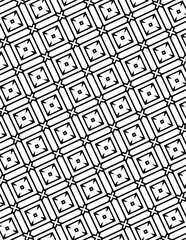 Geometric Coloring Pattern Black Lineart