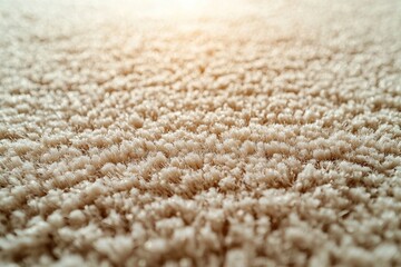 Soft Beige Carpet Texture with Warm Light
