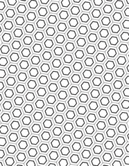 Geometric Coloring Pattern Black Lineart
