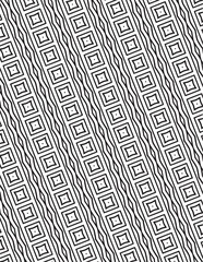 Geometric Coloring Pattern Black Lineart