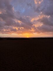 Obraz premium sunset on the beach