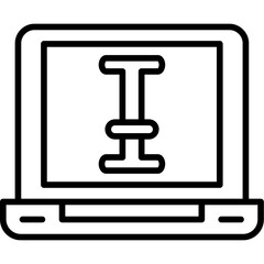 Obraz premium Type Icon