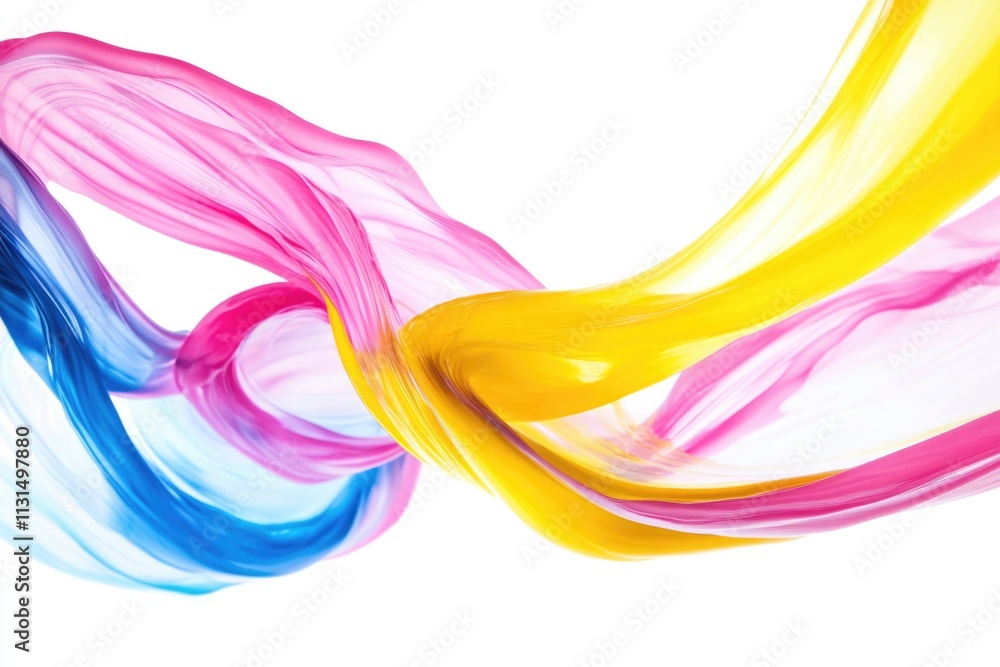 Poster a close-up shot of a vibrant and mesmerizing liquid, perfect for use in educational or scientific co