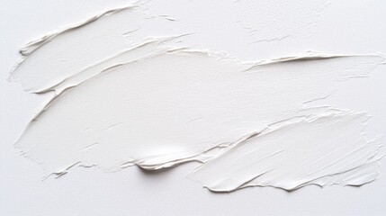 Obraz premium White Impasto Abstract Textural Canvas Painting