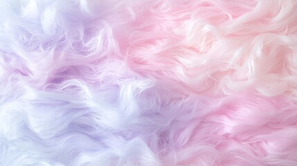 Fototapeta premium Pastel Dream Wavy Fiber Texture, Lavender to Pink Gradient