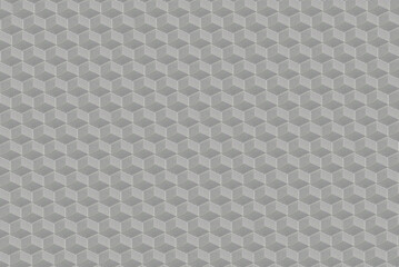 Metallic texture with a geometric design featuring three-dimensional cubes
