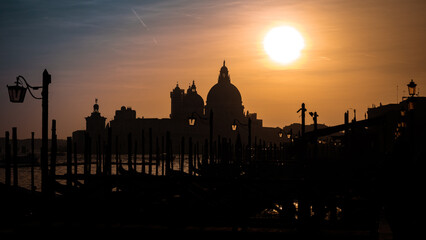 Obraz premium sunset venice