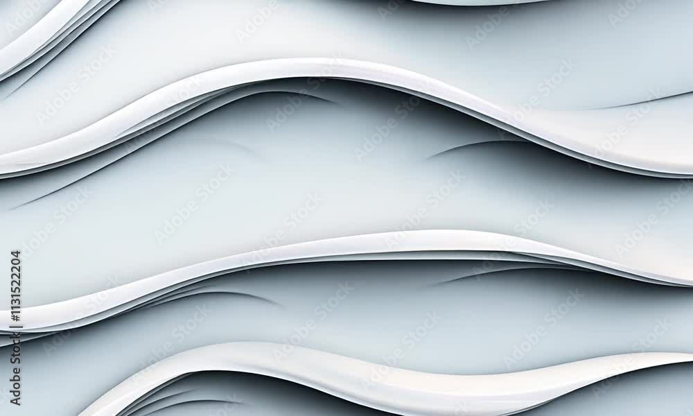 Poster softly undulating layers create a calming and contemporary atmosphere, perfect for artistic or desig
