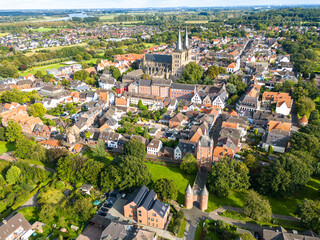 Xanten am Niederrhein aus der Vogelperspektive - 2024