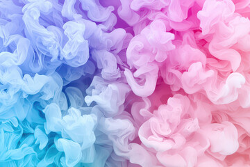 Fototapeta premium Colorful abstract gradient with smooth blend of pink and blue hues, creating dreamy and ethereal atmosphere. Perfect for backgrounds or artistic projects