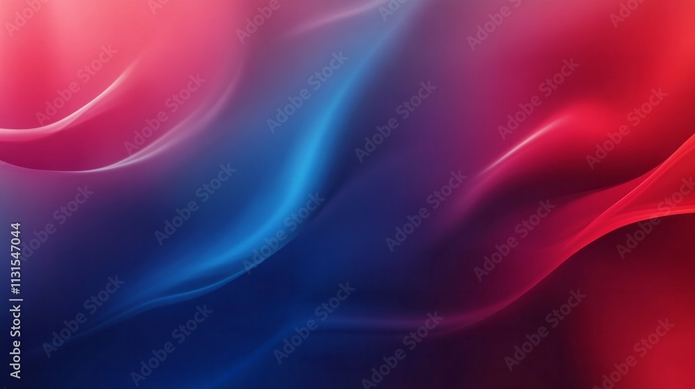 Poster abstract vector gradient blend background with redn and blue colors