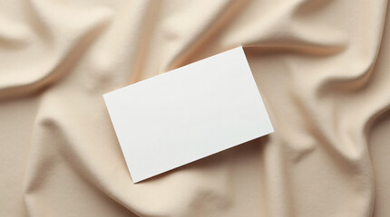 blank business card mockup