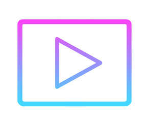 ネオンカラーのグラデーション｜動画アイコン	