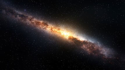 Stunning View of a Spiral Galaxy in the Vast Universe