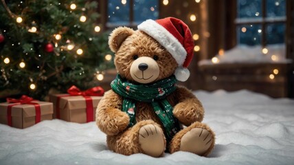 Adorable plush teddy bear: a symbol of childhood, coziness, and warmth, evoking friendship, happiness, and tender memories that warm the heart.
