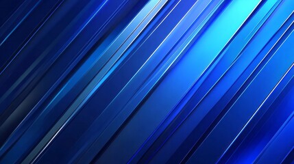Obraz premium Blue abstract background. Geometric lines pattern. Modern shiny blue gradient lines. Futuristic technology graphic design. Suit for business 