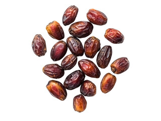 Big dates isolated on transparent background.