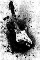 Grafik aus dem Set: abstrakte punkte, Dynamik, schwarz-wei&szlig;, pointilismus