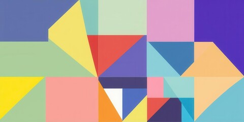 Obraz premium A geometric photo collage layout featuring various shapes and sizes of photos in a grid pattern, creative, photo collage, sizes