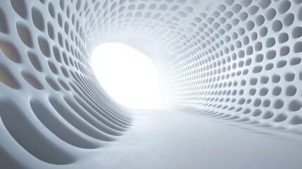 Search by image or video Clear white, empty concave surface. Minimalist wallpaper. Futuristic 3D...