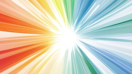 Obraz premium Vibrant radial abstract backgrounds featuring swirling patterns of vivid colors, including gradients of red, yellow, blue, and more, creating dynamic and eye-catching compositions.