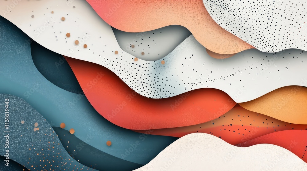 Poster shape abstract in trendy style vector background and various isolated collection. creative modern de