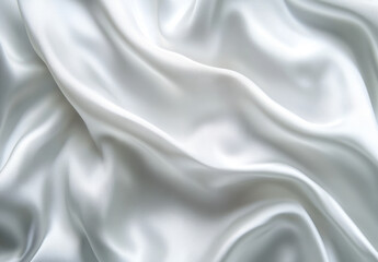 White gray satin texture that is white silver fabric silk background with beautiful soft blur pattern natural