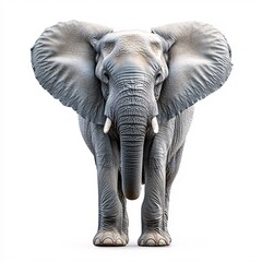 Fototapeta premium elephant isolated on white