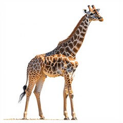 Obraz premium giraffe isolated on white