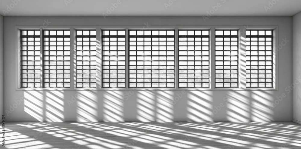 Poster a studio featuring a gradient background of grey that is both empty and perfect for showcasing your 