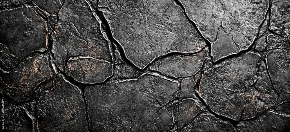Poster blurred dark header backdrop with a gradient noise texture, resembling black grains, serves as a pos