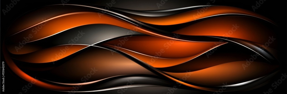 Poster a header combining silver, old mauve, and pastel gray tones, enhanced by dynamic curved lines that m