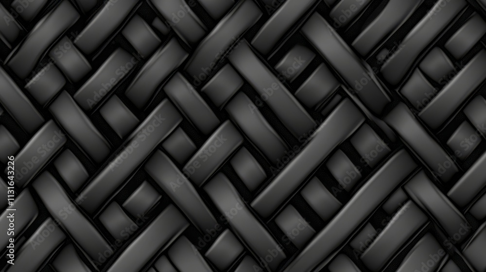 Poster futuristic wall background with a herringbone tile pattern. concrete-based wall with 3d tiles. polis
