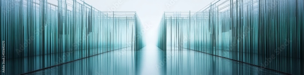 Poster a surface with a subtle matte texture. a window that is frosted and transparent. an illustration tha