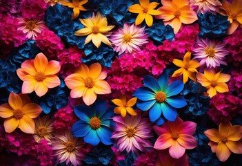 vibrant floral macro shots showcasing colorful petals richly textured backgrounds detailed imagery, bloom, flower, nature, botanical, garden, beauty