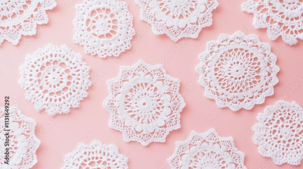 Poster knitted background with knitted pattern
