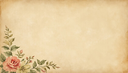 Vintage Rose Wedding Background