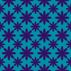 Abstract floral seamless flowers pattern for wrapping paper and fabrics and kids