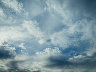 Obraz premium dramatic blue sky with clouds