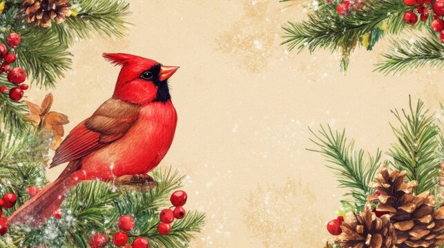 A greeting card with a holiday theme, featuring a festive design and personalized message.